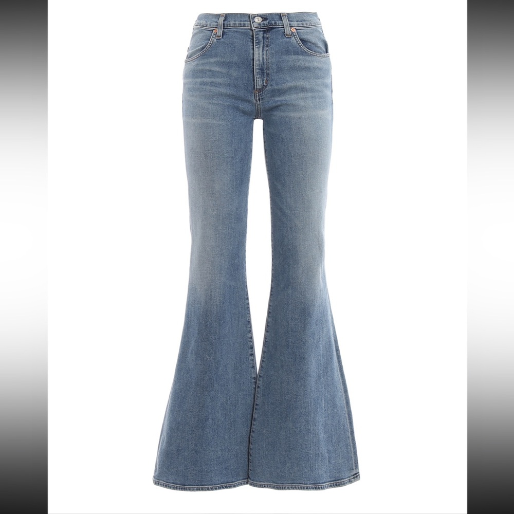 CITIZENS OF HUMANITY Chloe mid rise super flare jeans, 29